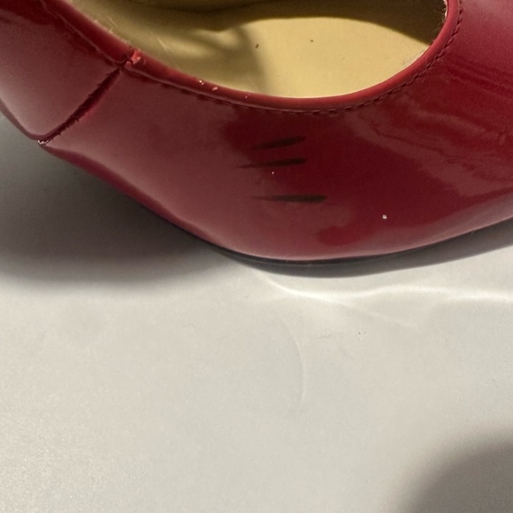 Elegant Red Vintage Nine West Women's Shoes - Picture 7 of 9